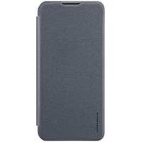 Полиуретановый чехол книга Nillkin Sparkle Leather Case Черный для Huawei Y6 Pro 2019
