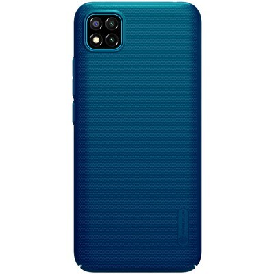 Пластиковый чехол с подставкой Nillkin Super Frosted Shield Синий для Xiaomi Poco C3(1)