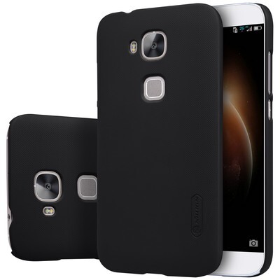 Пластиковый чехол с пленкой Nillkin Super Frosted Shield Black для Huawei G7 Plus(3)