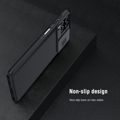 Чехол-накладка Nillkin CamShield Синяя для Samsung Galaxy A22(5)