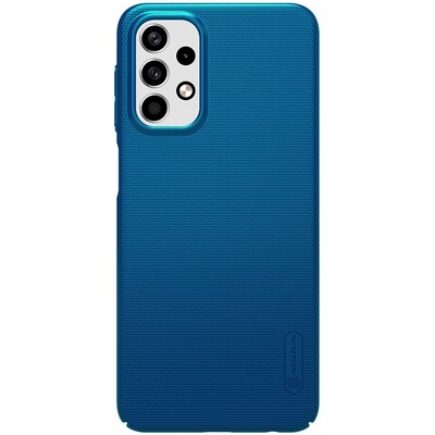 Пластиковый чехол с подставкой Nillkin Super Frosted Shield Синий для Samsung Galaxy A23(1)
