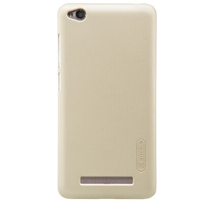 Пластиковый чехол с пленкой Nillkin Super Frosted Shield Gold для Xiaomi RedMi 4a(1)