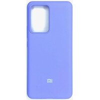 Силиконовый чехол с микрофиброй Silicone Case лавандовый для Xiaomi 13 Lite