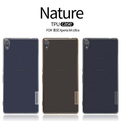 Силиконовый чехол Nillkin Nature TPU Case Grey для Sony Xperia XA Ultra (6