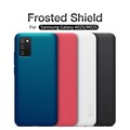 Пластиковый чехол с подставкой Nillkin Super Frosted Shield Синий для Samsung Galaxy M02s(#5)