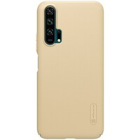 Пластиковый чехол с подставкой Nillkin Super Frosted Shield Золотой для Huawei Honor 20 Pro