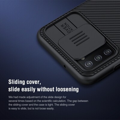 Чехол-накладка Nillkin CamShield Синяя для Samsung Galaxy A03s(7)