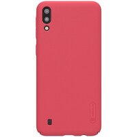 Пластиковый чехол с подставкой Nillkin Super Frosted Shield Красный для Samsung Galaxy M10