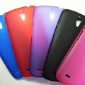 Силиконовый чехол Becolor Blue Mat для Huawei Ascend G700(#3)