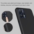 Пластиковый чехол с подставкой Nillkin Super Frosted Shield Черный для Realme 9 Pro(#4)