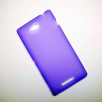 Силиконовый чехол Becolor Purple Mat для Sony Xperia C S39h