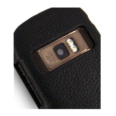 Кожаный чехол книга Melkco Leather Case Black LC для Nokia C7(4)