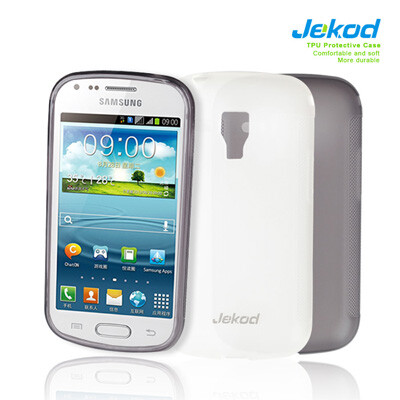 Силиконовый чехол накладка Jekod White для Samsung S7562 Galaxy S Duos(3)