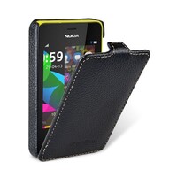 Кожаный чехол Melkco Leather Case Black LC для Nokia Asha 501