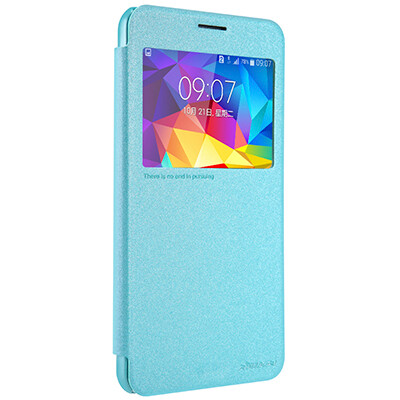 Полиуретановый чехол Nillkin Sparkle Leather Case Blue  для Samsung G750F Galaxy Mega 2(3)