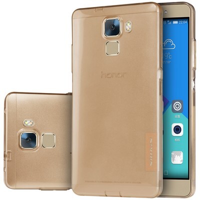 Силиконовый чехол Nillkin Nature TPU Case Brown для Huawei Honor 7(3)