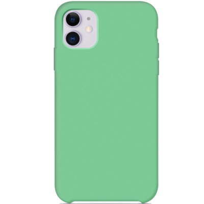 Силиконовый чехол мятный для Apple iPhone 11(1)