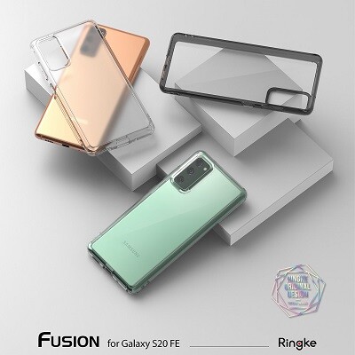 Чехол бампер Ringke Fusion Series прозрачный для Samsung Galaxy S20 FE(4)