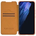 Кожаный чехол Nillkin Qin Pro Leather Case Коричневый для Samsung Galaxy S22 Plus(#3)