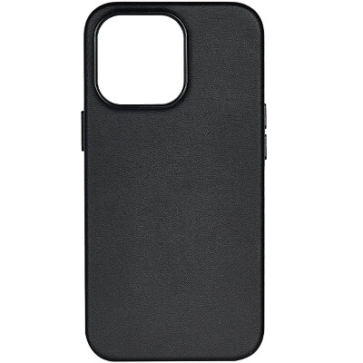 Кожаный чехол с пластиной Magsafe K-ZDoo Mag Noble Collection черный для Apple iPhone 15 Pro Max(2)