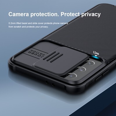 Чехол-накладка Nillkin CamShield Pro Черная для Samsung Galaxy S21 Plus(8)