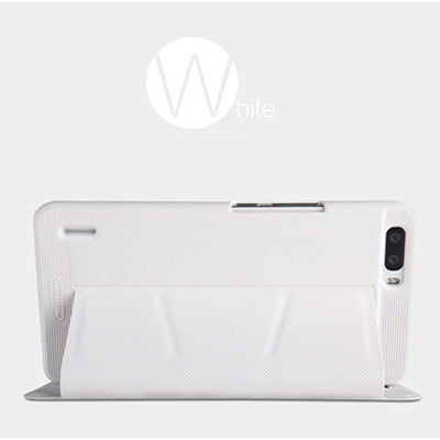 Полиуретановый чехол Nillkin Ming Series White для Huawei Honor 6 Plus(2)