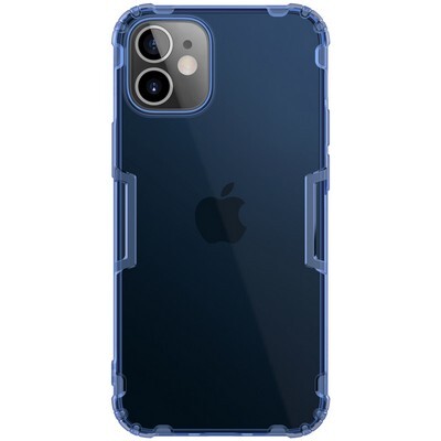 Силиконовый чехол Nillkin Nature TPU Case Синий для Apple iPhone 12 mini(1)