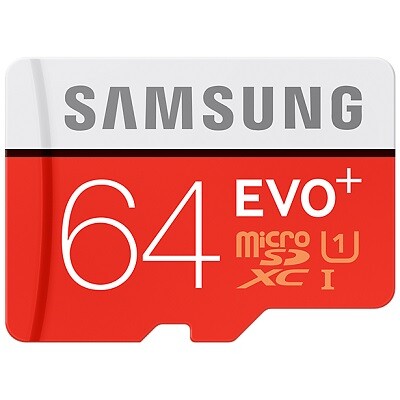 Карта памяти Samsung Evo Plus microSDHC 64Gb Class 10 UHS-I U1(1)