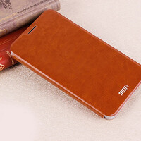 Кожаный чехол Mofi Book Case Brown для Samsung N7505 Galaxy Note 3 Neo Dual