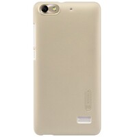 Пластиковый чехол с пленкой Nillkin Super Frosted Shield Gold для Huawei Honor 4C