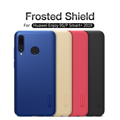 Пластиковый чехол с подставкой Nillkin Super Frosted Shield Темно-Синий для Huawei P Smart Plus 2019(5)