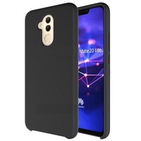 Силиконовый чехол Silicone Case черный для Huawei Mate 20 Lite