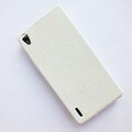Кожаный чехол Sipo V Series White для Huawei Ascend P7(#3)
