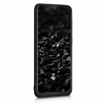 Силиконовый чехол TPU Matte Case 1mm черный для Samsung Galaxy A70(2)