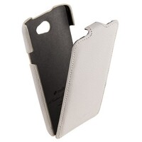 Кожаный чехол книга Melkco Leather Case White LC для HTC One X