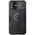 Противоударная-накладка Nillkin CamShield Armor черная для Apple iPhone 12 Pro(#1)