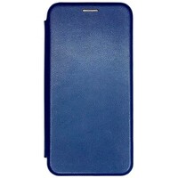 Чехол-книга на основе из силикона Book Case синий для Xiaomi Mi A3