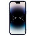 Силиконовая накладка с пластиной Magsafe Nillkin CamShield Silky Magnetic Silicone Case Синяя для Apple iPhone 14 Pro(#2)