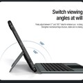 Чехол клавиатура Nillkin Bumper Combo Keyboard Case Backlit Version Черный для Samsung Galaxy Tab S9 Plus 5G(#6)