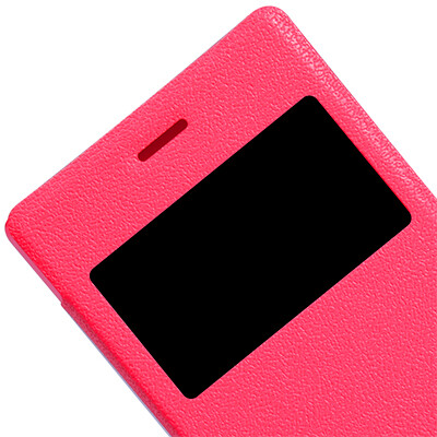 Полиуретановый чехол Nillkin Fresh Series Red  для Sony Xperia M2 Dual S50h(2)