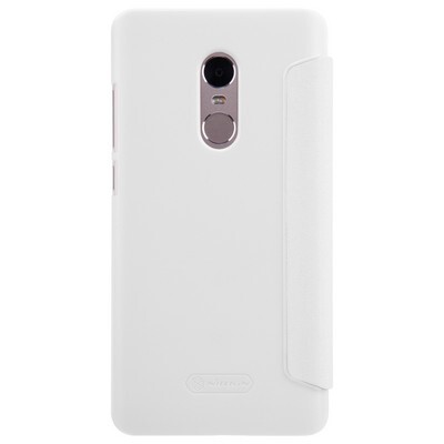 Полиуретановый чехол книга Nillkin Sparkle Leather Case White для Xiaomi Redmi Note 4(2)