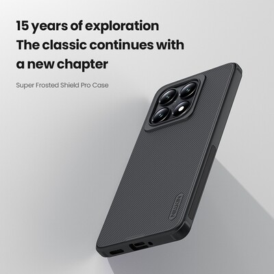 Пластиковый чехол Nillkin Super Frosted Shield Pro Зеленый для Xiaomi 14T(7)