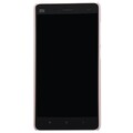 Пластиковый чехол с пленкой Nillkin Super Frosted Shield Gold для Xiaomi MI4i(#2)
