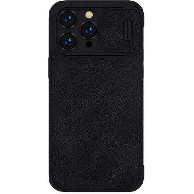 Кожаный чехол Nillkin Qin Pro Leather Case Черный для Apple iPhone 14 Pro(2)