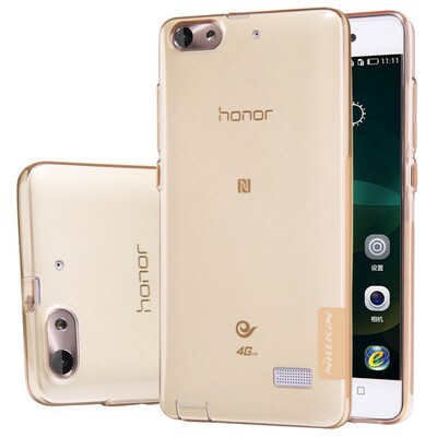 Силиконовый чехол Nillkin Nature TPU Case Brown для Huawei Honor 4C(3)