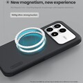 Пластиковый чехол с пластиной Magsafe Nillkin Super Frosted Shield Pro Magnetic Case черный  для Xiaomi Poco F8 Pro(#7)