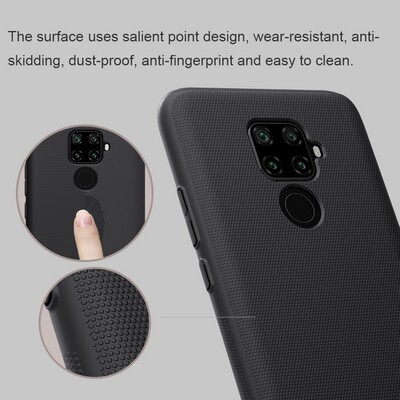 Пластиковый чехол с подставкой Nillkin Super Frosted Shield Золотой для Huawei Mate 30 Lite (Nova 5i Pro)(4)