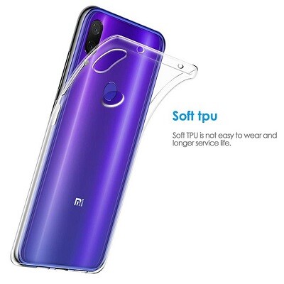 Силиконовый чехол TPU Case 0.6mm прозрачный для Xiaomi Mi Play(2)