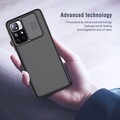 Чехол-накладка Nillkin CamShield Синяя для Xiaomi Redmi Note 11 5G(#3)