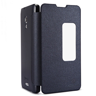 Полиуретановый чехол Nillkin Sparkle Leather Case Black для Huawei Ascend Mate 2(1)